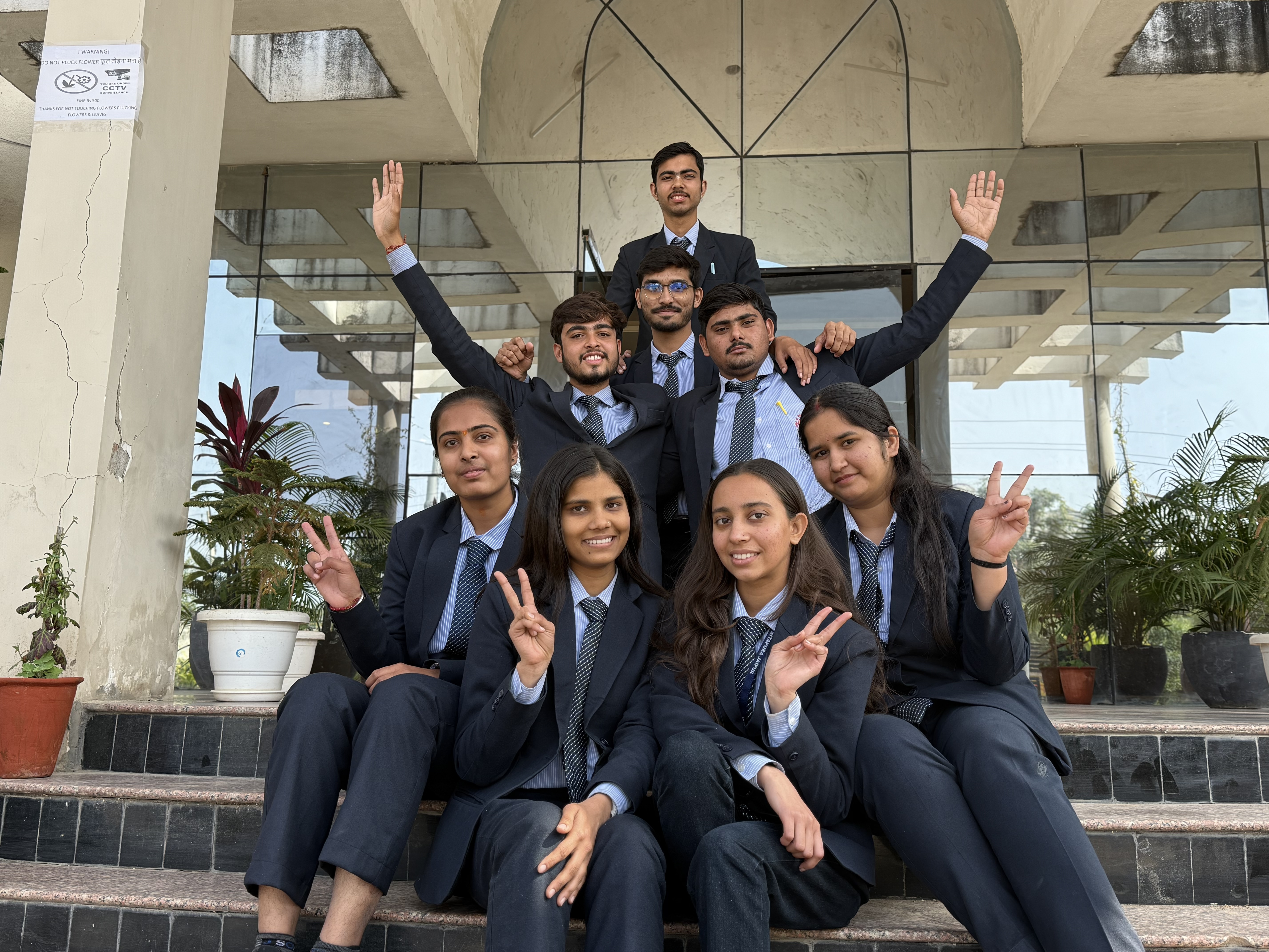 Students at Mahatma Gandhi College of Pharmaceutical Sciences